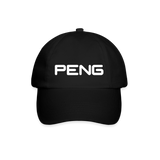 Peng Baseball Cap - black/black