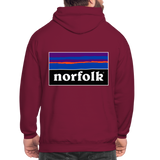 Unisex Norfolk Hoodie - bordeaux