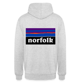 Unisex Norfolk Hoodie - light heather grey
