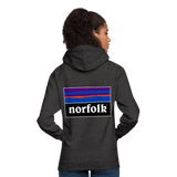 Unisex Norfolk Hoodie - charcoal grey