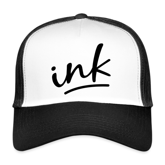 Ink Trucker Cap - white/black