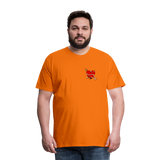 Tattoo Heart T-Shirt - orange