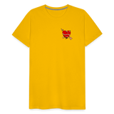 Tattoo Heart T-Shirt - sun yellow