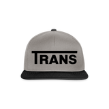 Trans Snapback Grey - graphite/black