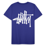 Slutty Premium Organic T-Shirt - royal blue