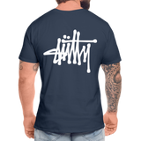 Slutty Premium Organic T-Shirt - navy