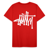 Slutty Premium Organic T-Shirt - red
