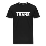 Trans Premium Organic T-Shirt - black