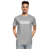 Trans Premium Organic T-Shirt - heather grey
