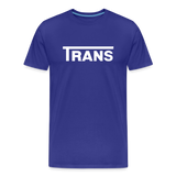 Trans Premium Organic T-Shirt - royal blue