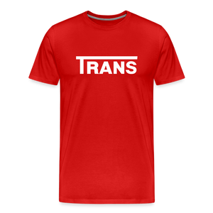 Trans Premium Organic T-Shirt - red