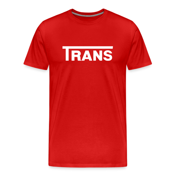 Trans Premium Organic T-Shirt - red